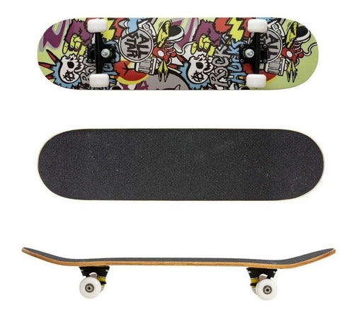 Skate Rofft Maple Skateboard 8 Layers Truck 5 Inches Aluminum 2