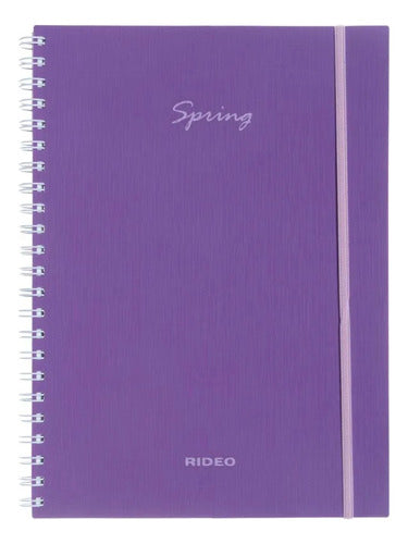 Rideo Spring A4 120 Sheets Ruled Notebook 4