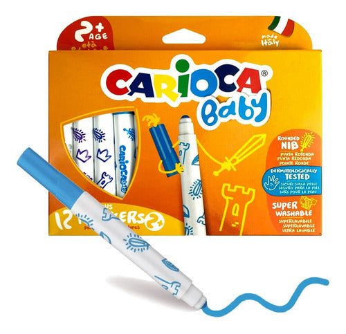 Carioca Baby Markers X12 0