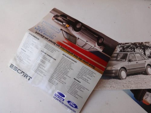 Ford Escort Classic Brochure Lot with Official Photo 7