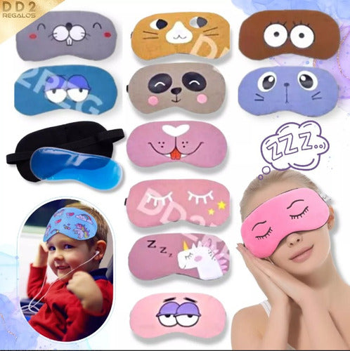 DD2 Relaxing Hot-Cold Gel Eye Mask for Sleeping - Designs 4