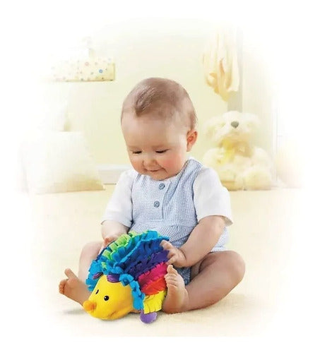 Fisher Price Baby Hedgehog Plush Early Stimulation Toy New 3