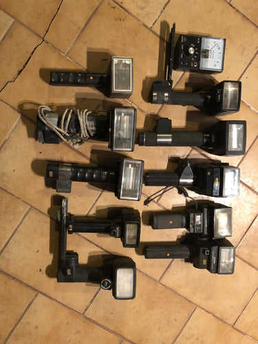 Lote De Flashes De Barra Analógicos Año 1990 Sin Controlar.. 0