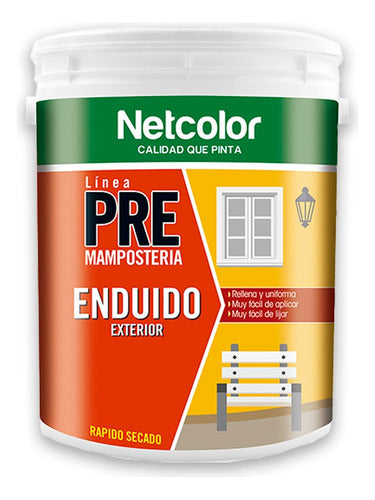 Giannoni Enduido Netcolor Fácil Lijar Exterior 4 Lts 0