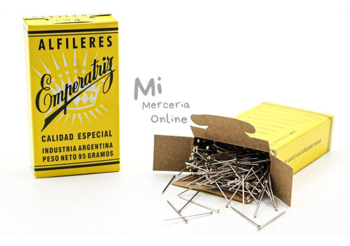 Alfileres Emperatriz Numero 3 X 50 Gramos X 2 Cajas Saeta 0