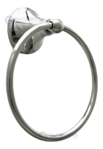 Delta Limay Chrome Metal ABS Towel Ring Accessory 1