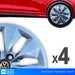Set of 4 Wheel Caps for VW Gol Trend 2013-2016 Rim 14 2