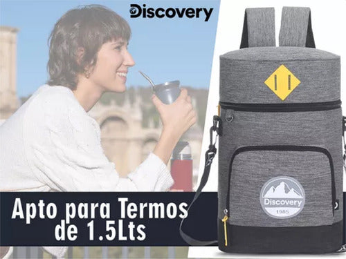 Discovery Adventures Backpack Mate Bag 10L Thermos Holder Pocket Fabric 4