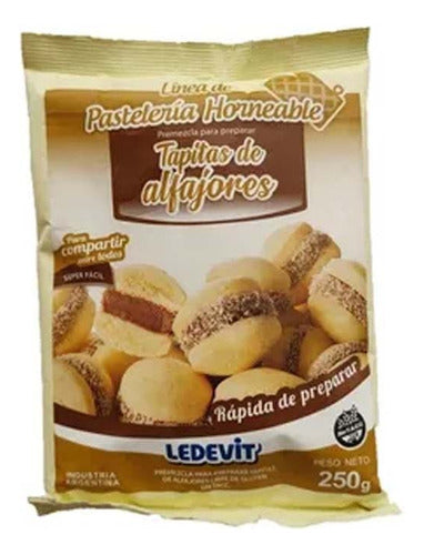 Ledevit Premezcla Tapitas Alfajor X250g Cotillon Sergio Once 0