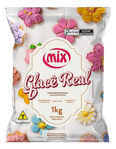 Glacê Real Mix Confeitaria Bolos E Doces 1kg 0