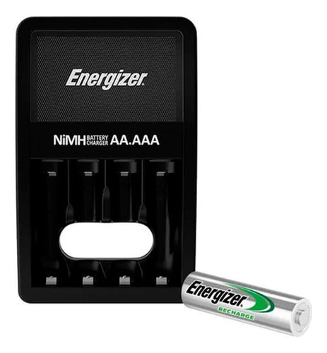 Cargador Energizer P Aa/aaa Con 2 Pilas Aa 1300mah 4 Canales 0