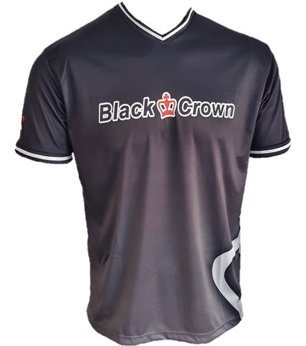 Black Crown Live Padel Sports T-Shirt 0