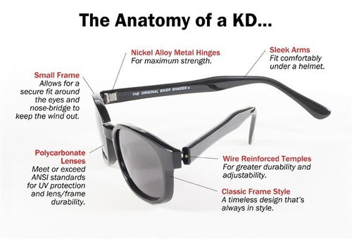 KD's X-Large Rose Motorcycle Glasses - Sons of Anarchy - Jax Teller (10120) 5