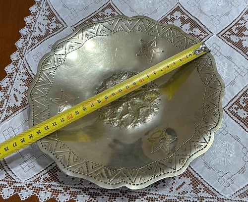 Colonial Silver-Plated Metal Centerpiece Tray 5