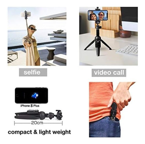 Bluehorn Selfie Stick Aluminum Alloy 40'' + Remote Shutter 2