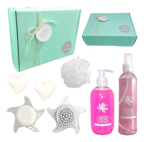 Relaxing Zen Spa Rose Aroma Gift Box Kit Set Enjoy it - Relax Caja Regalo Zen Spa Rosas Kit Set Aroma N34 Disfrutalo