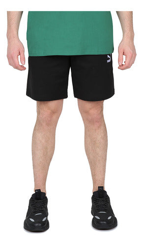 Puma Short Urbano Classics Logo Men in Black | Moov 0