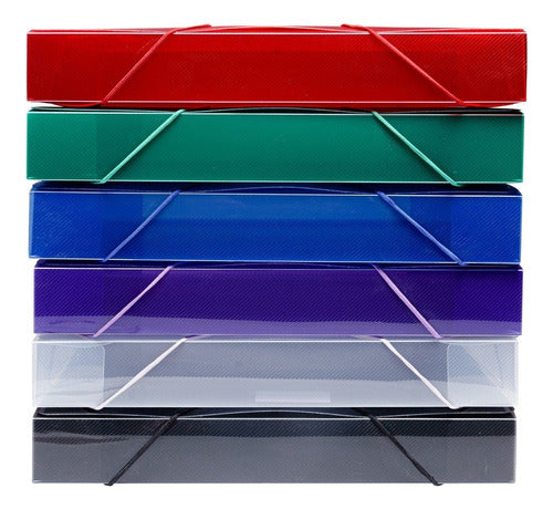 Lama File Box PVC with Elastic 4 cm Spine Legal Size 3