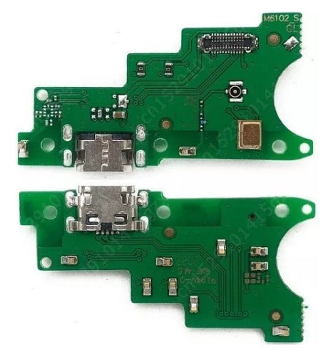 Placa Conector Carga Microfone Compatível Moto E6s Xt2053 0