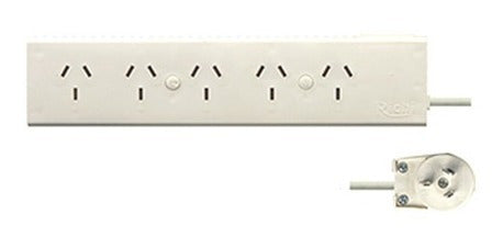 Richi Prolongador with 5 Outlets and Thermal Switch - 1.5 Mts 1