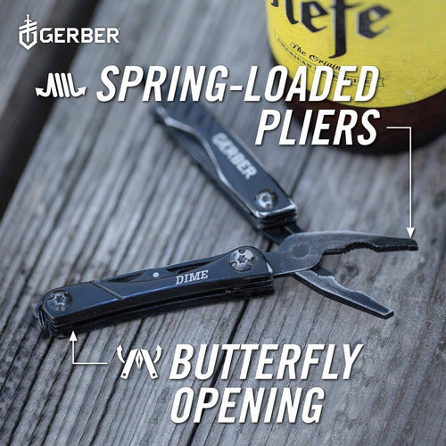 Gerber Gear Dime: Pocket Multitool with 12 Functions 5