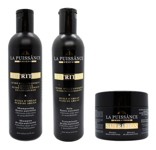 La Puissance Kit Shampoo + Conditioner + Argan Hair Mask Promo 0