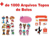 Pack + 1000 Arquivo Topos De Bolo 4