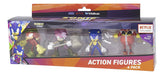 Caffaro Sonic Prime Action Figures Pack X4 - 7cm 6