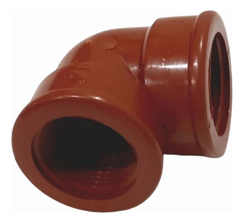 BEJARANO MÁQUINAS 90° Female Threaded Elbow 1 1/2" Polypropylene 0