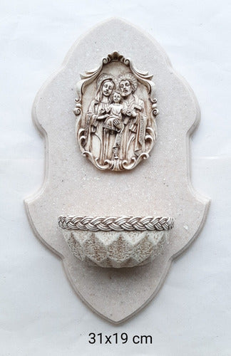 Large Holy Family Holy Water Font Various Models 5