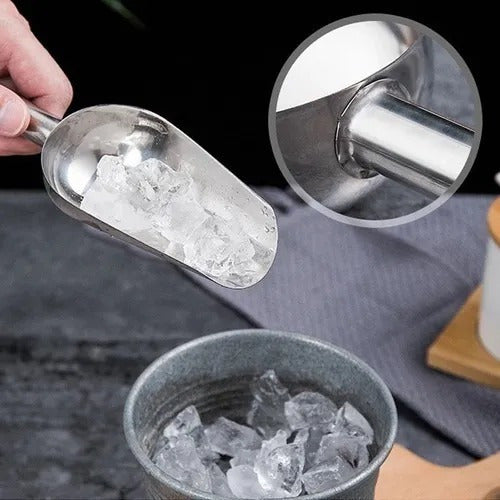 Galario Ice Spoon Scoop for Cocktail Grains Stainless Steel x2 2