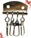 Multifunctional Key Holder Base with 4 Hooks, Excellent!! Set of 4 Units 1