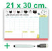 Magnetic Weekly Planner Whiteboard Organizer 21x30 with Marker and Eraser 23
