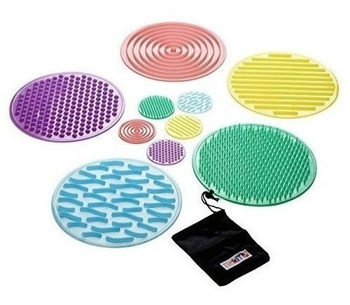 Tickit Silishapes Sensory Circles - Set of 10 - Sensory Toy 0