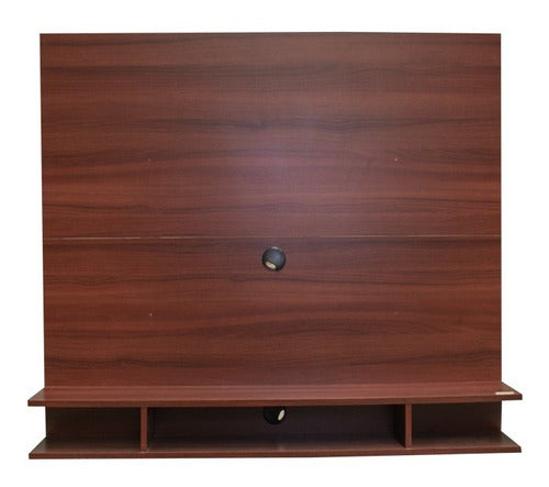 TV Panel with Shelf Mod. 2608 Cedar - Platinum 0