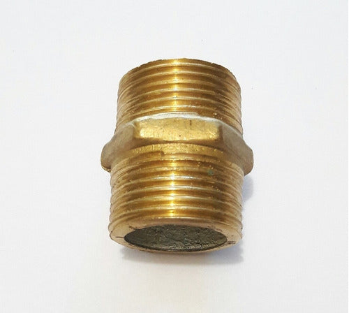 Bronze 2-Inch Nipple Joint with Nut / Internal Screw Thread 0
