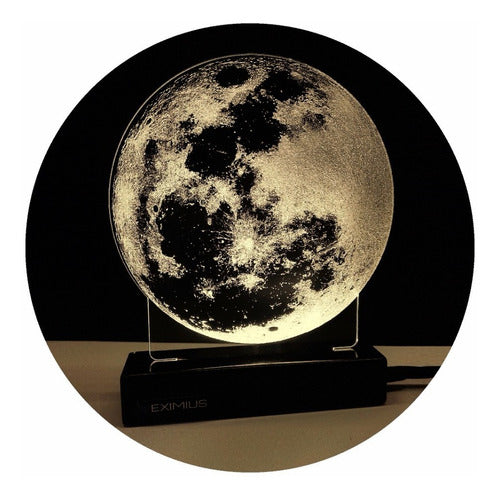 Eximius LED Moon Lamp - Desk & Bedroom Night Light 6