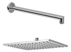 FV Shower Set: Square 25cm Shower Head + Gredos Wall Arm 0