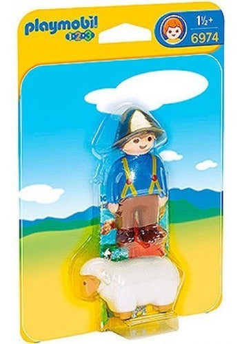 Playmobil Granjero Con Oveja   6974 0