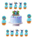 Generica Pack De Toppers Para Torta Y Cupcake Stich 0