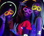 Pack of 4 Glow Neon Luminous Glasses for Carioca Fiesta Quinceañera Party 1