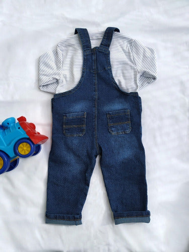 Jean Overalls for Baby 1-3 Years Unisex Stretchy, by Nildé.baby 6