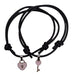 Burdah Leather Bracelet for Couples Friendship with Lock and Key in Pink 0