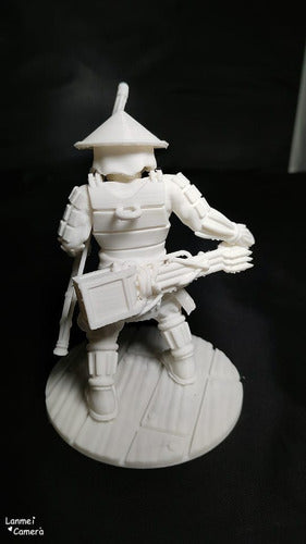 Horse3D Samurai Mod5 Archer, Ashigaru, Scale 1/16, White 4