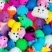 MEM-TEC 20 Random Squishy Mochi Animals Stress Relief Souvenirs 3cm 2