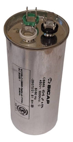 SICAP Capacitor Duo 45µf + 6µf/450 Vca 0