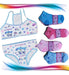 Linda Mia 12 Sets of Girls' Cotton Underwear + 12 Pairs of Socks 0