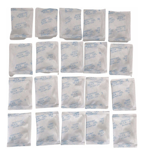 20 Units Pack of Silica Gel Desiccant Dehumidifier Bags 0
