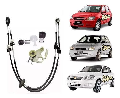 General Motors Kit X 2 Cables Selectora Cambios + Reparacion Corsa Agile Fun 0