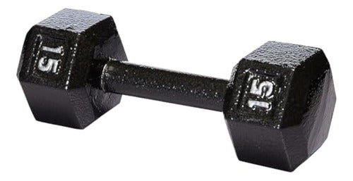 Amazon Basics Cast Iron Hex Dumbbell Weight 0